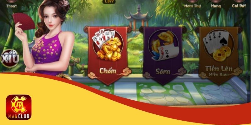 Chọn game đánh bài mình yêu thích để bắt đầu trải nghiệm